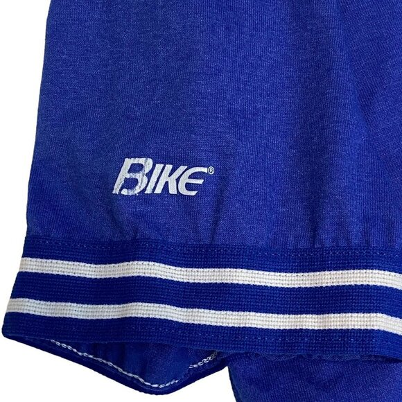 BIKE Brand Shirt Mens Medium Blue Number One Short Sleeve Vintage Tee - Picture 7 of 12